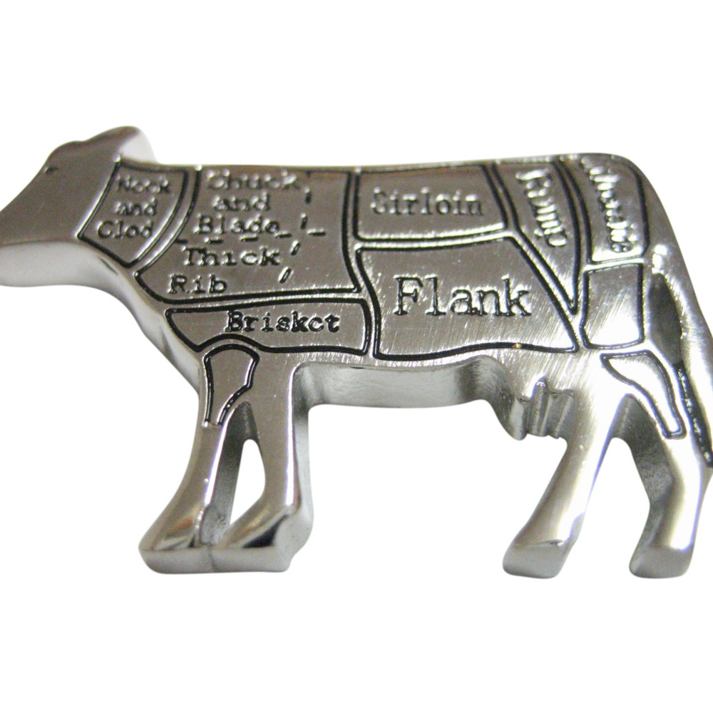 Beef Butchers Cut Pendant Magnet